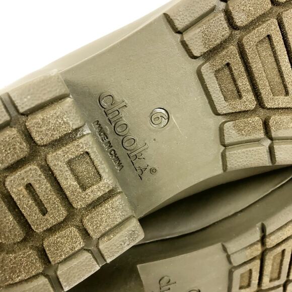 Chooka Womens Eastlake Chelsea Rain Boots 6 Green Waterproof Ankle Bootie NWT - Picture 9 of 9